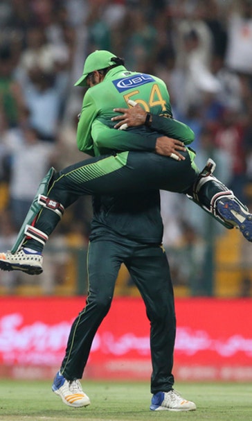 Ashraf records hat trick in Pakistan's narrow 2-wkt win
